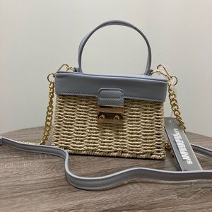 Soft Blue small Picnic Purse